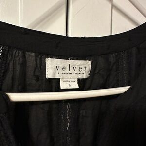 Crochet style Velvet long sleeve, slip under